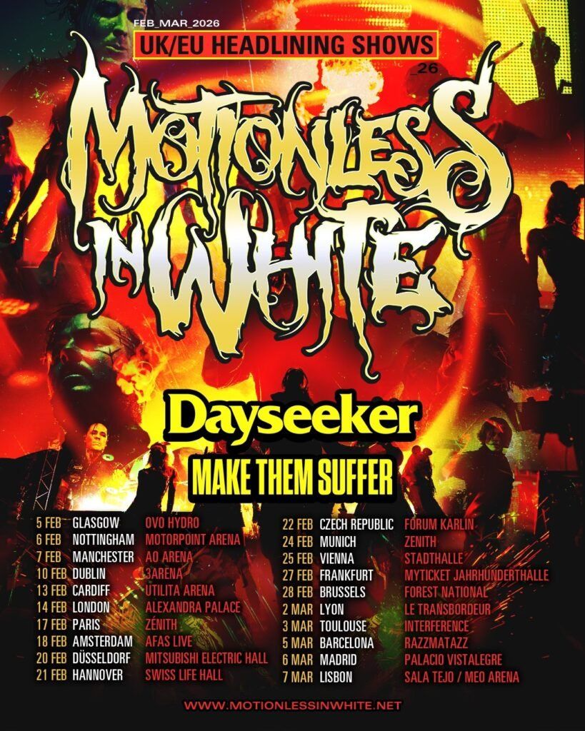Motionless In White Düsseldorf Tickets, 20 February | Event in Düsseldorf | AllEvents