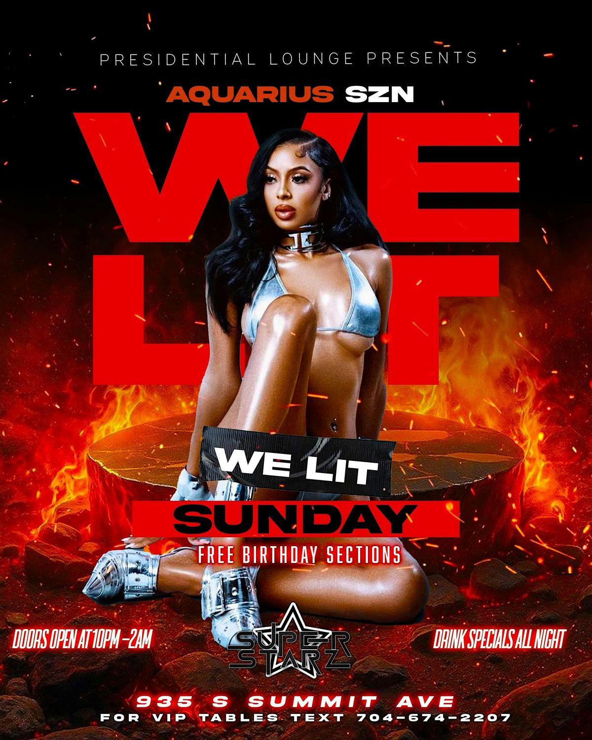 We Litt Sundays Text 704-674-2207 For Tables