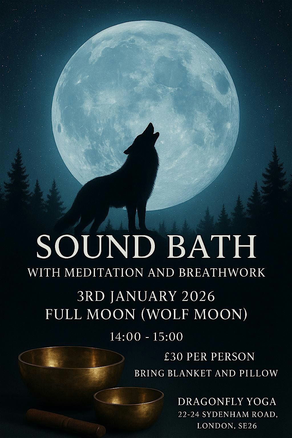 Sound Bath with Meditation and Breathwork, 3 January | Event in London | AllEvents