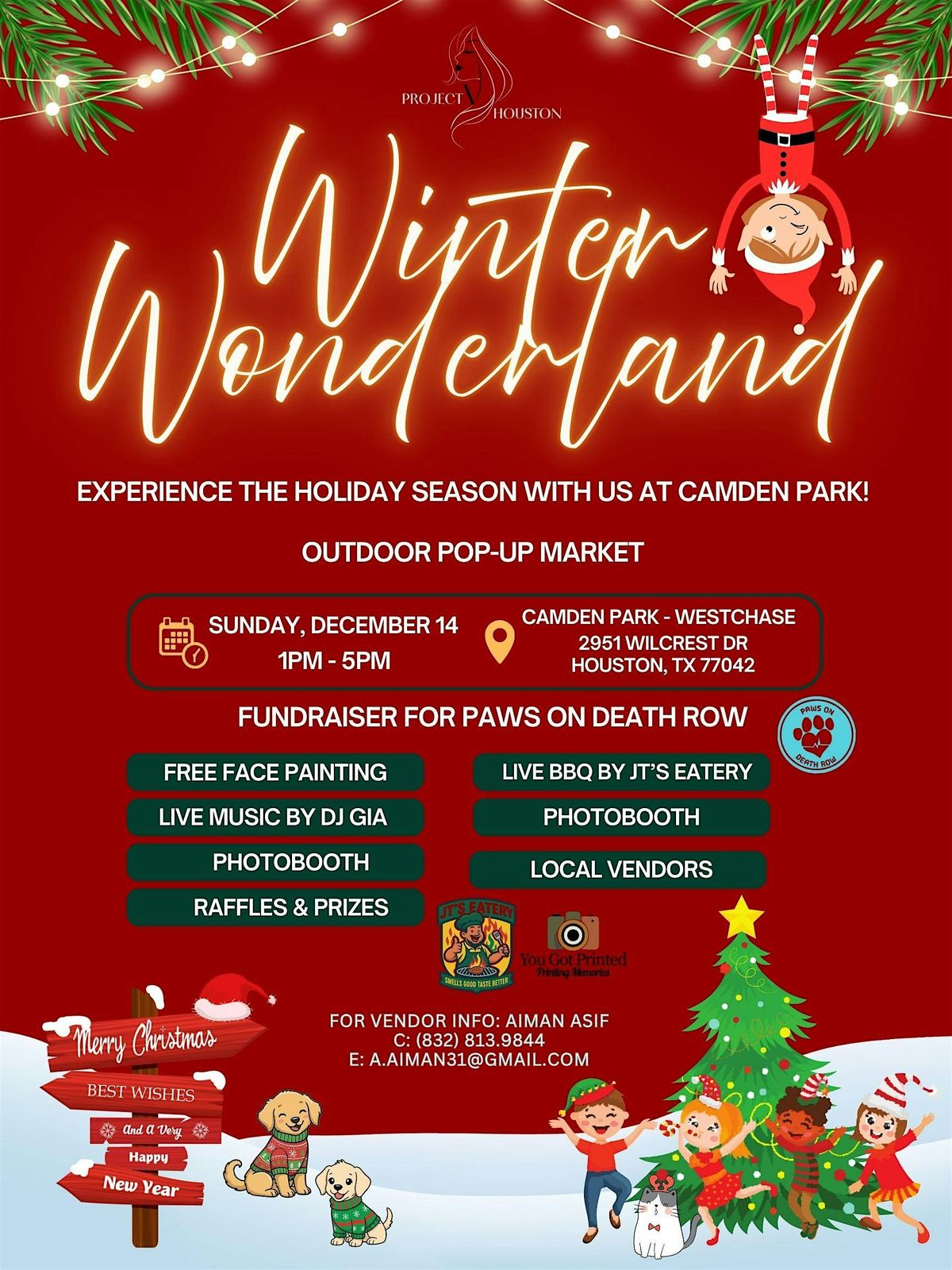 Camden Park's WINTER WONDERLAND (Sunday, December 14), 14 December | Event in Houston | AllEvents