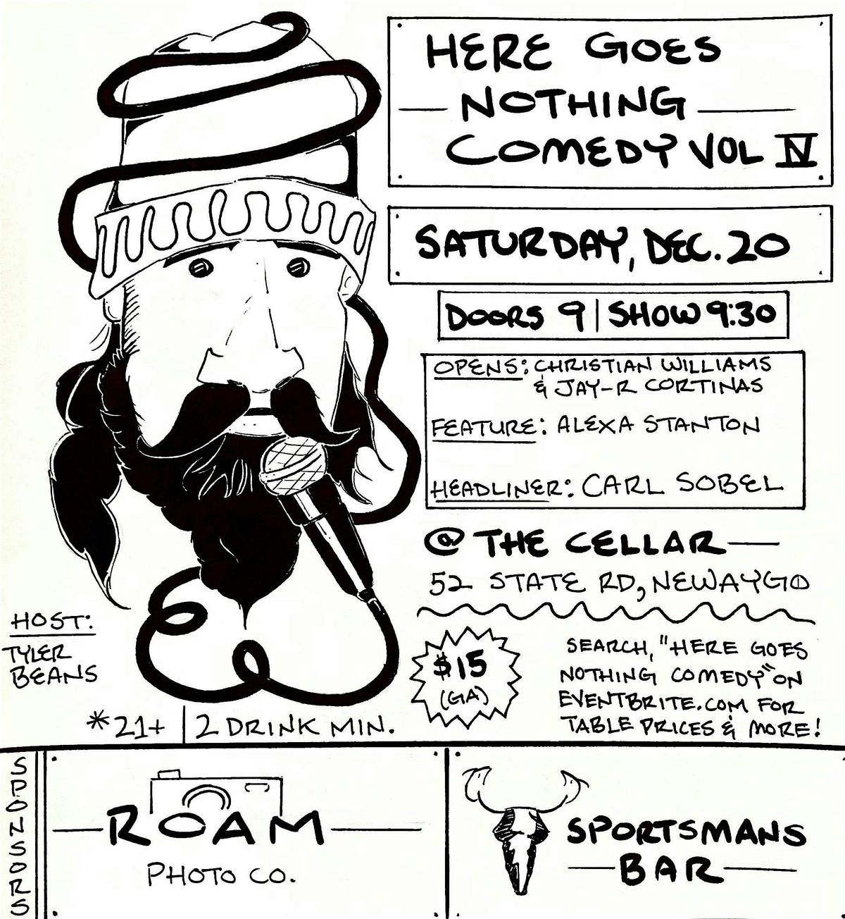 Here Goes Nothing Comedy, 20 December | Event in Newaygo | AllEvents