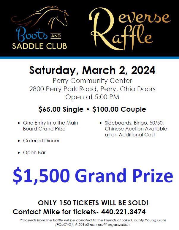 Reverse Raffle, 2800 Perry Park Rd, Perry, OH 44081-9538, United States ...
