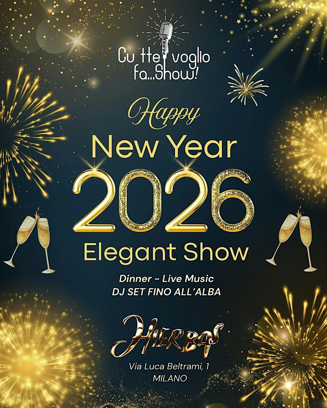 HAPPY NEW YEAR SHOW 2026, 31 December | Event in Milano | AllEvents