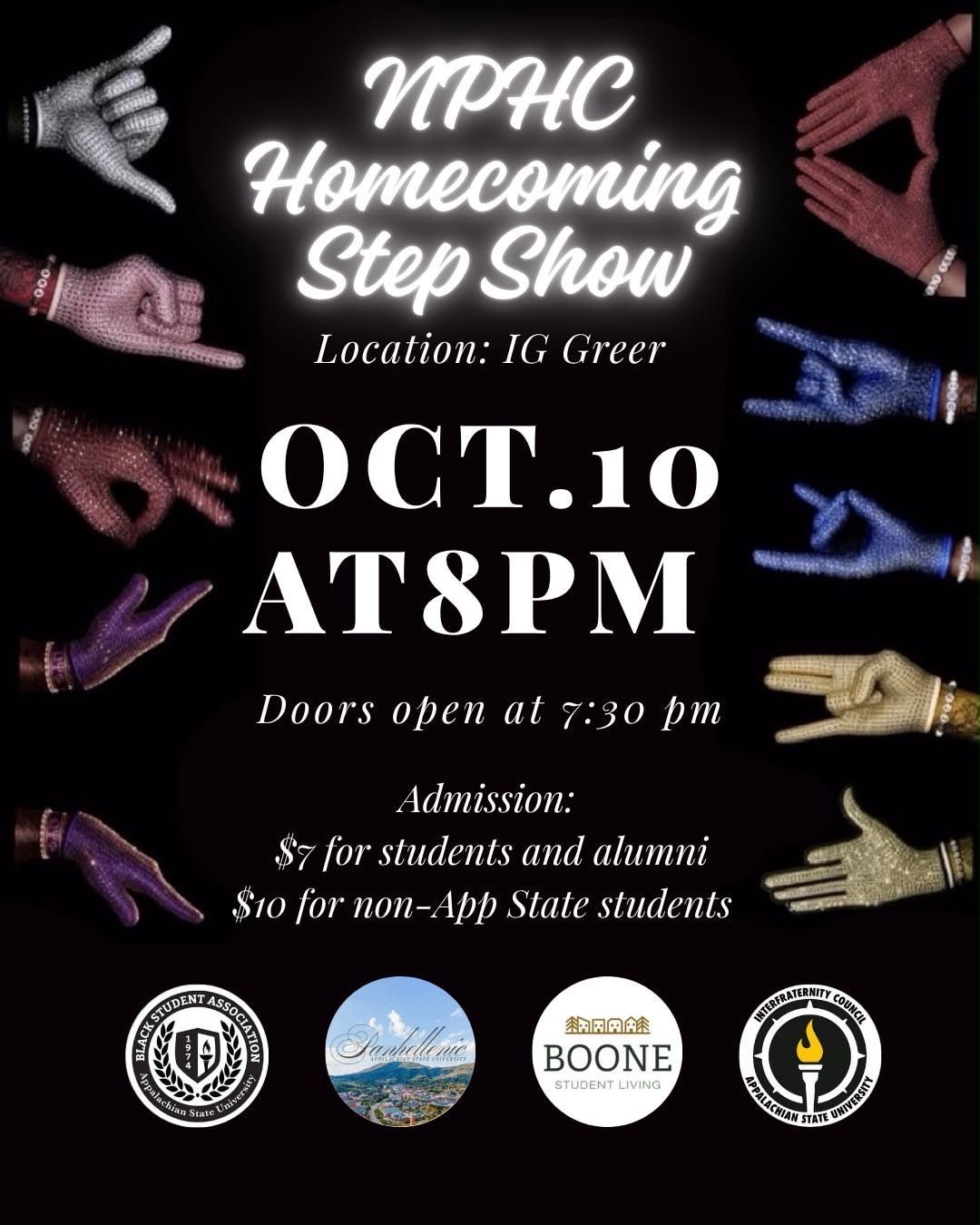 Humorous Boone NPHC STEPSHOW, I.G. Greer Hall, Boone, 10 October 2026 | AllEvents