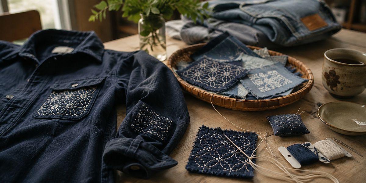 Sashiko Visible Mending Workshop: Turn Repair into Design