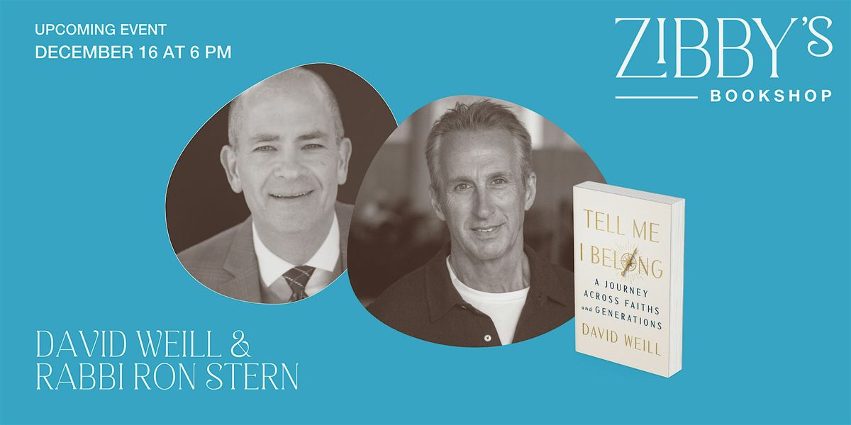 Author event! David Weill x Rabbi Ron Stern, 16 December | Event in Santa Monica | AllEvents