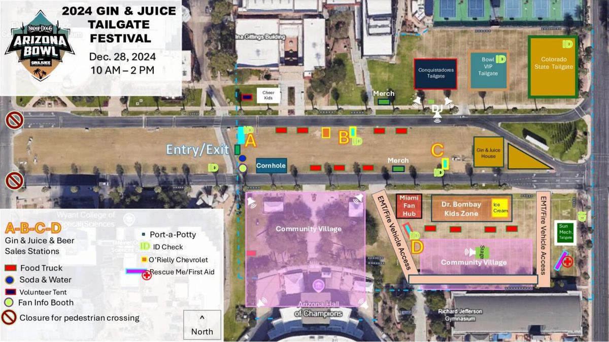 Snoop Dogg Arizona Bowl presented by Gin & Juice | Tailgate Festival VIP Pass, 27 December | Event in Tucson