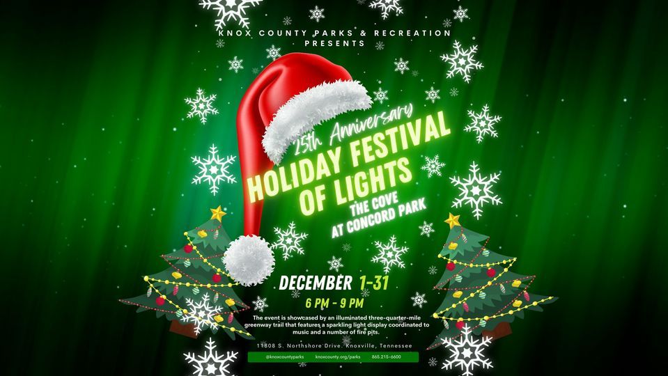 Holiday Festival of Lights 25th Anniversary, Concord Park, Knoxville, 1