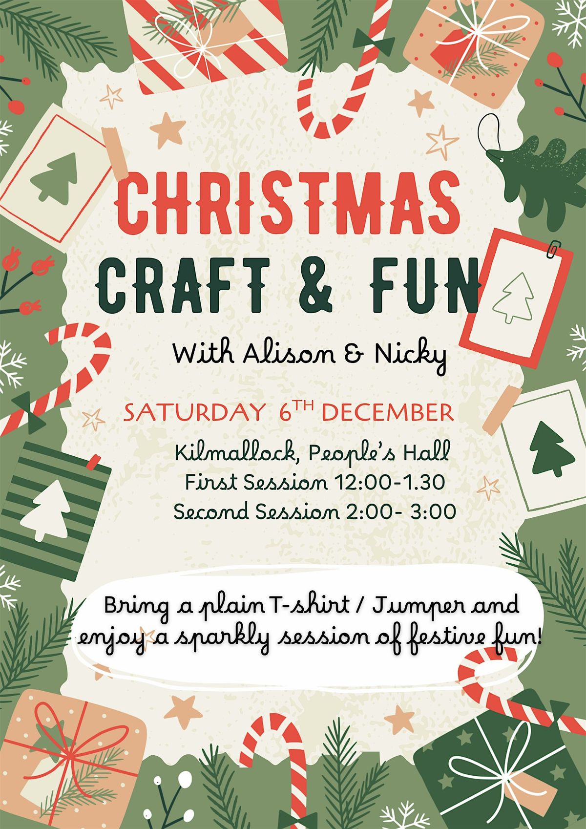 Christmas Crafting Fun with Alison & Nicky!, 6 December | Event in Kilmallock | AllEvents