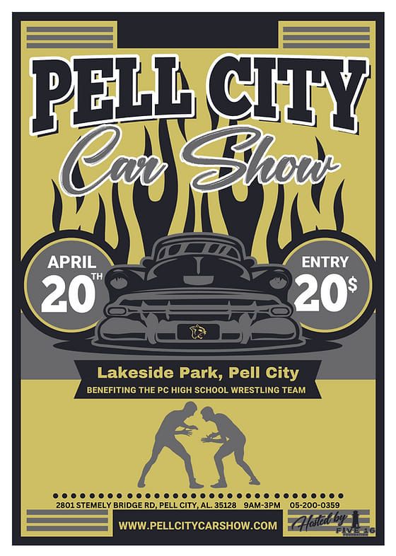 Pell City Car Show, Pell City Lakeside Park, April 20 2024 AllEvents.in