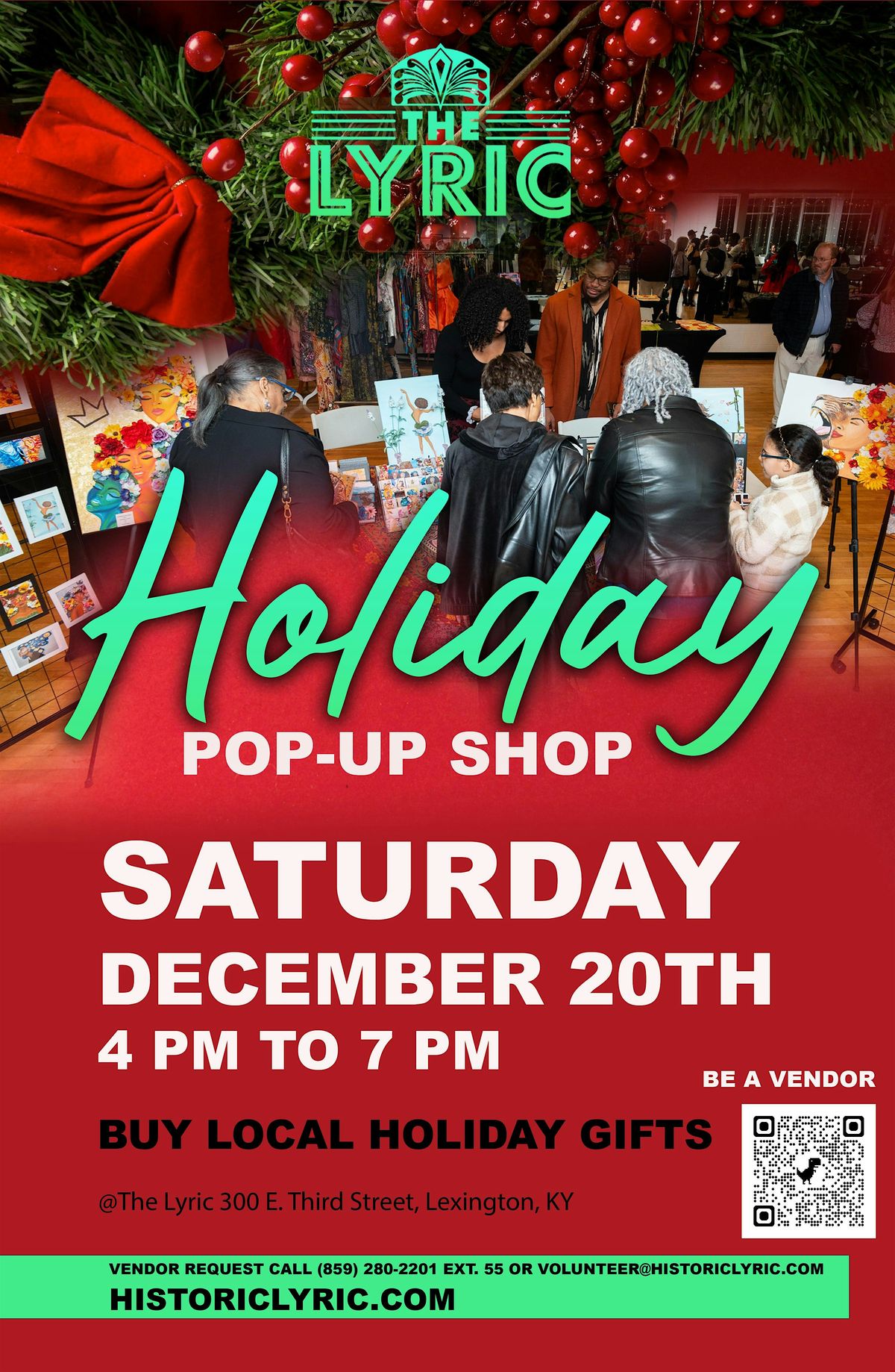 Holiday Pop-Up Shop, 20 December | Event in Lexington | AllEvents