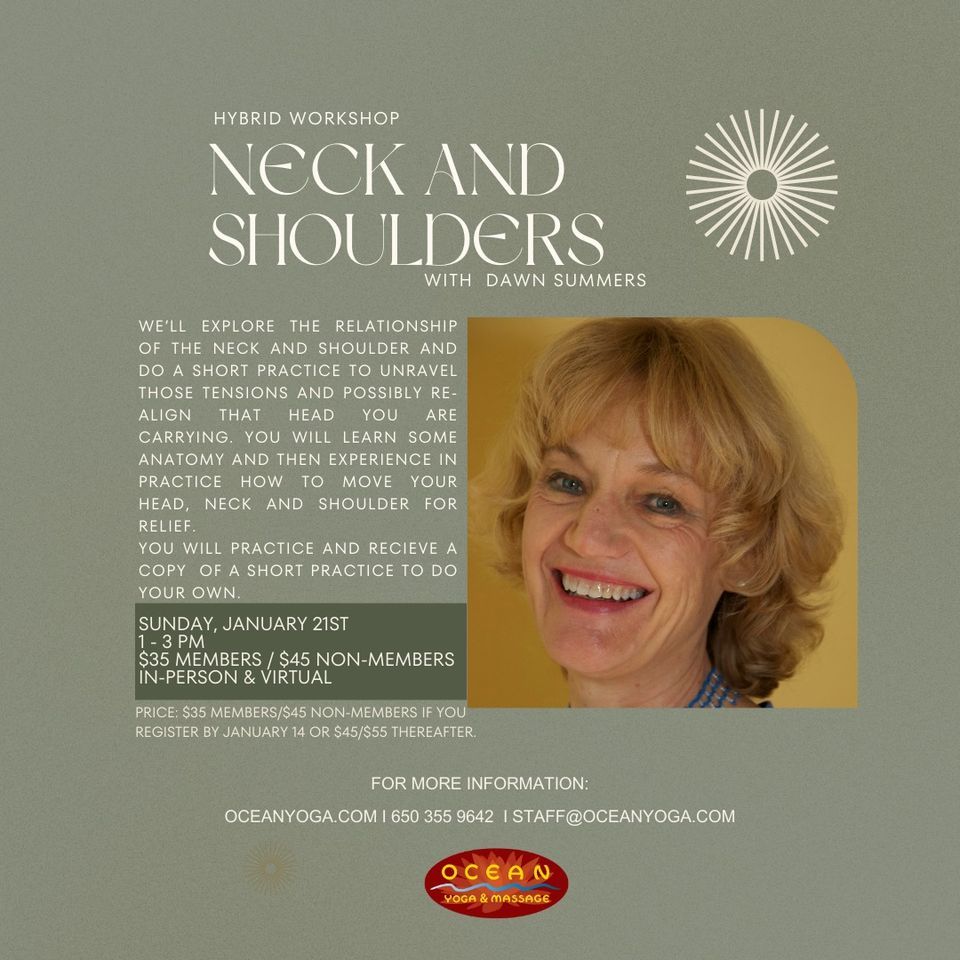 Neck and Shoulders With Dawn Summers (Hybrid), Ocean Yoga, Pacifica