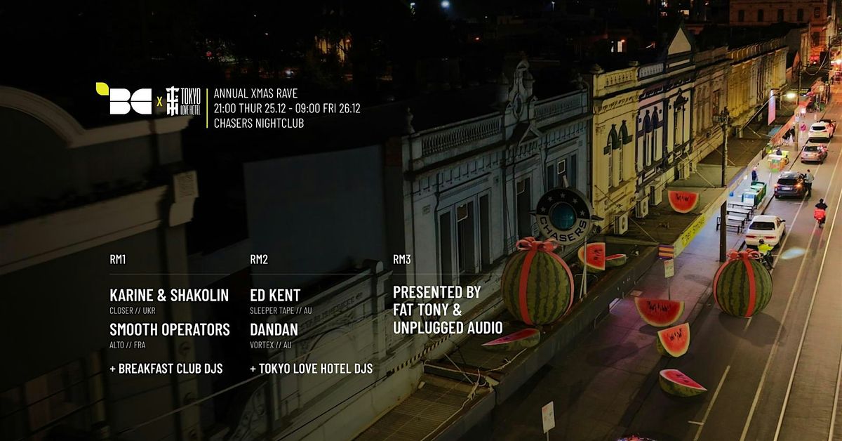 The Breakfast Club Annual Xmas Rave 2025, 25 December | Event in South Yarra | AllEvents