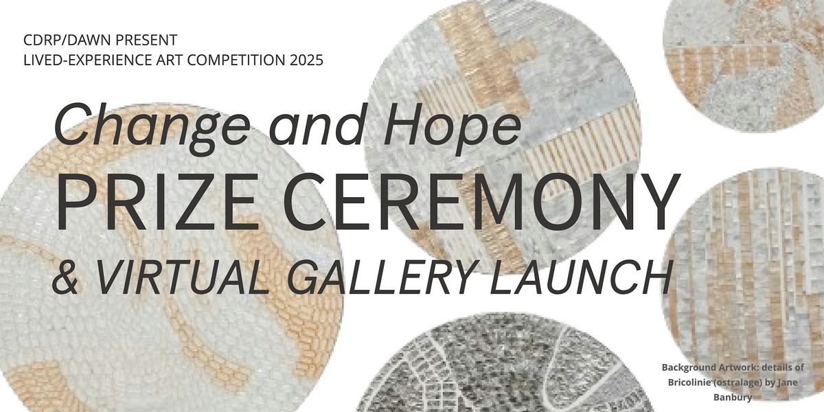 Lived-Experience Art Competition: Prize Ceremony & Virtual Gallery Launch, 8 December | Event in Camperdown