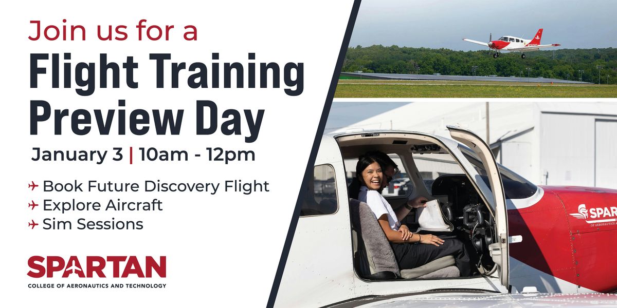 Flight Training Preview Day | Saturday, January 3, 3 January | Event in Tulsa | AllEvents