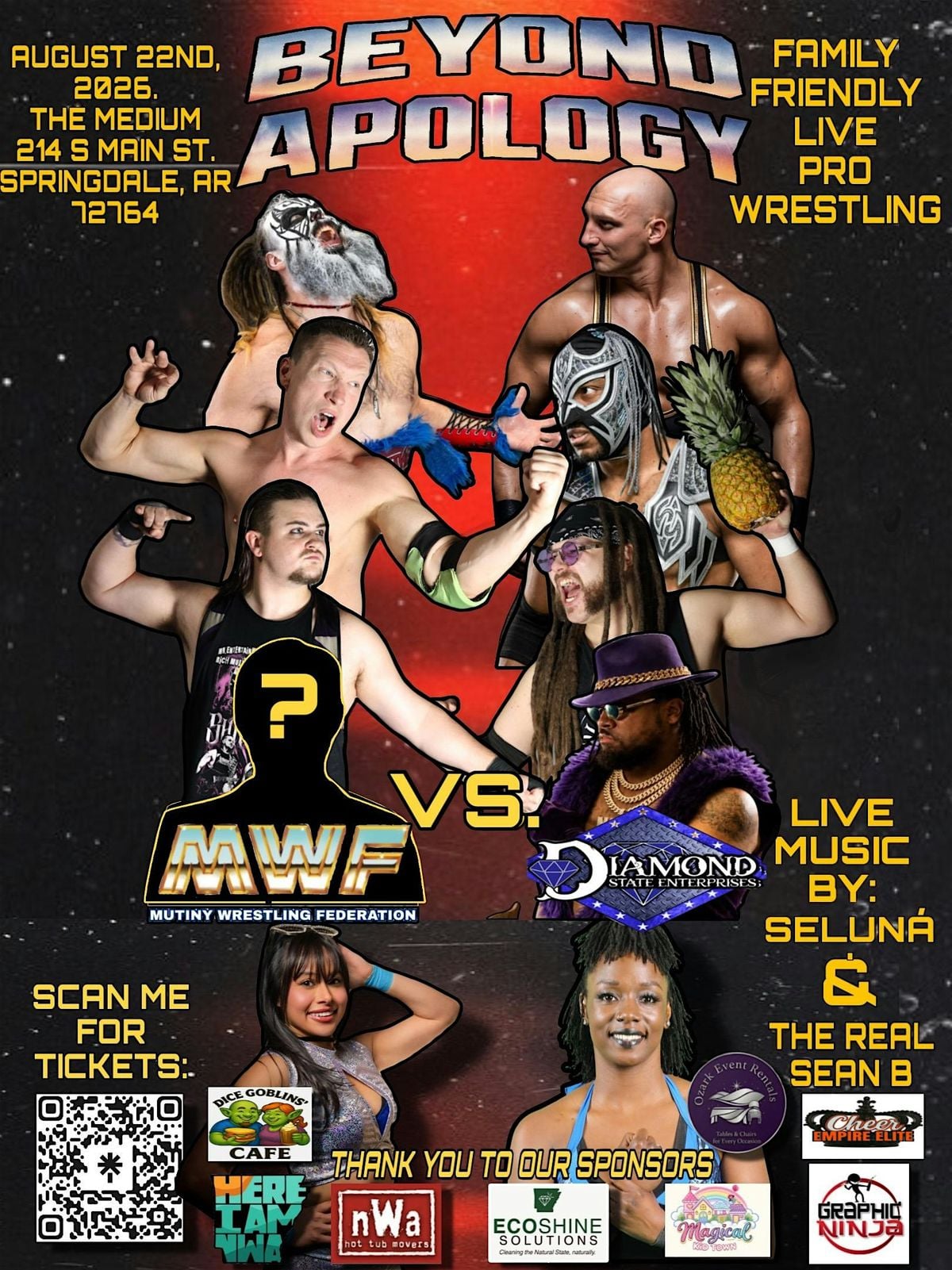 Mutiny Wrestling Federation presents: BEYOND APOLOGY poster