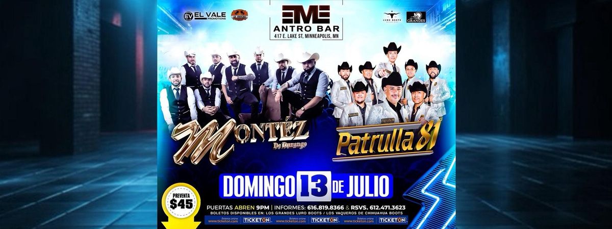 MONTEZ DE DURANGO & PATRULLA 81 in Minneapolis | Event in Minneapolis | AllEvents