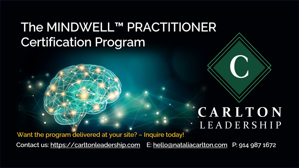 The MindWell™ Practitioner Certification Program   |  April 8 -10, 2026, 8 April | Event in Eugene | AllEvents