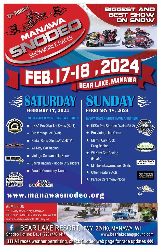 17th Annual Manawa Snodeo, Bear Lake Campground & Resort, Manawa