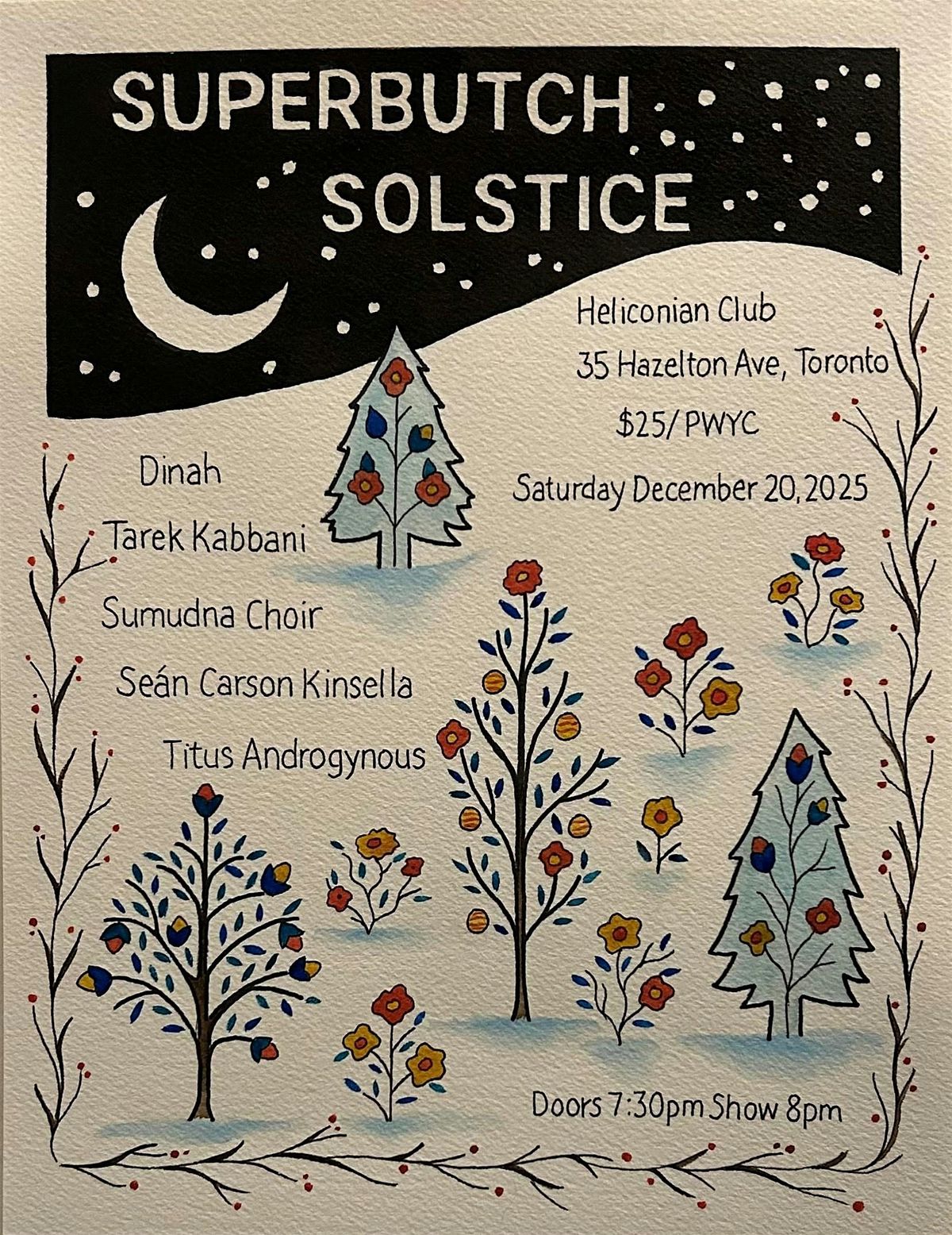 Superbutch Solstice, 20 December | Event in Toronto | AllEvents