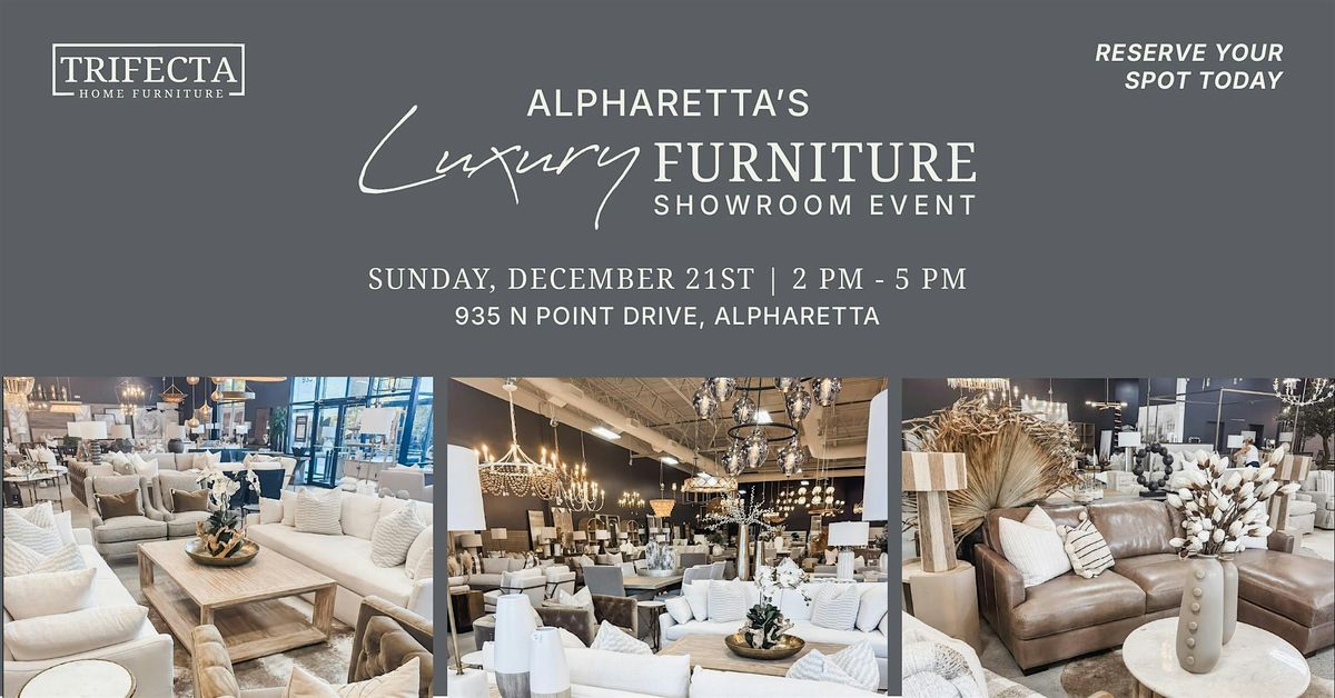 Weekend Shopping Event - Luxury Home Furniture in Alpharetta, 21 December | Event in Alpharetta | AllEvents