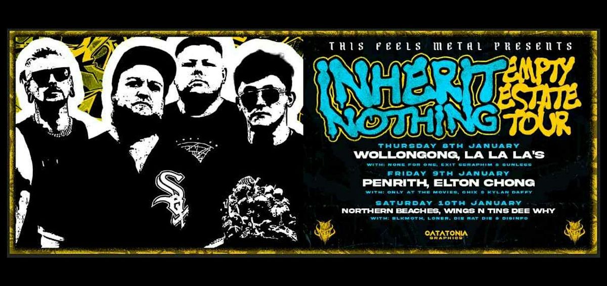 Inherit Nothing: Empty Estate Tour, 9 January | Event in Penrith | AllEvents