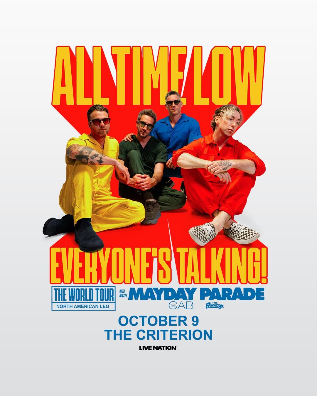 All Time Low: EVERYONE'S TALKING! TOUR in Oklahoma City, 9 October | Event in Oklahoma City | AllEvents
