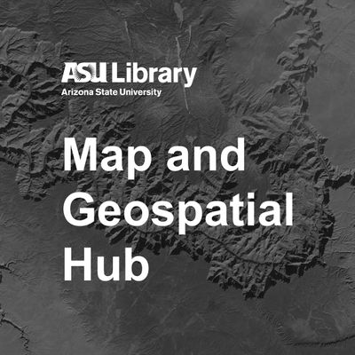 Map and Geospatial Hub, ASU Library logo