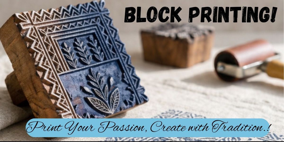 Block printing!