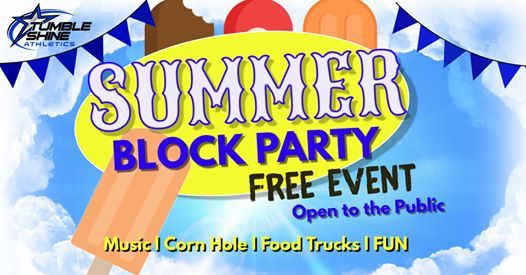 Social Distance Summer Party, Tumble Shine Athletics, Berea, July 17