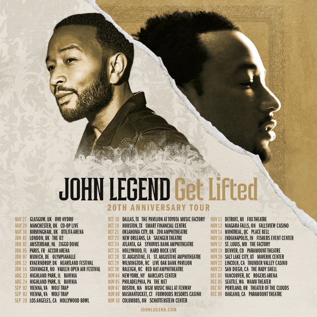 John Legend Oakland Tickets, 9 December | Event in Oakland | AllEvents