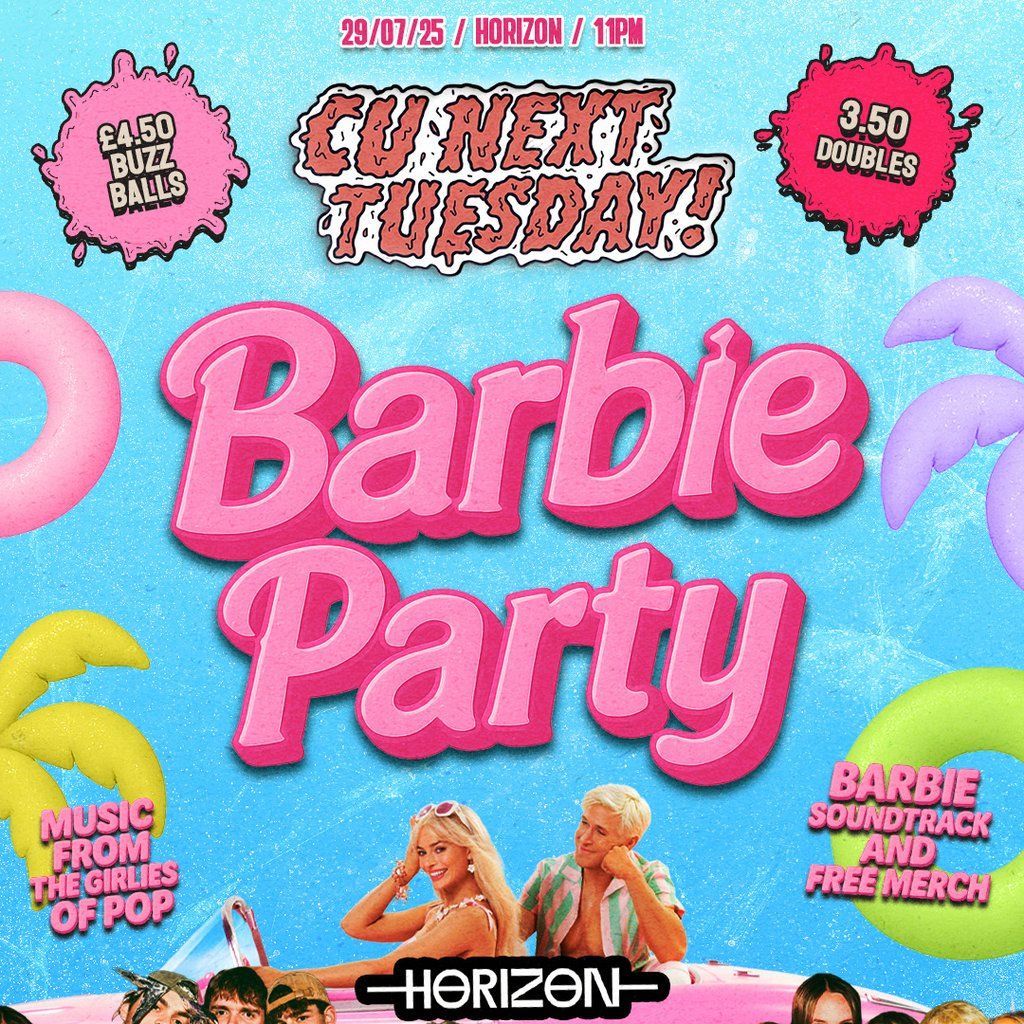 CU NEXT TUESDAY | BARBIE Party | 29/07/25, 29 July | Event in Brighton | AllEvents