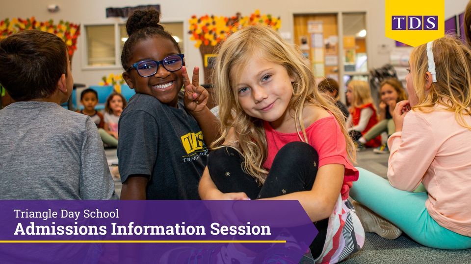 TDS Admissions Information Session, Triangle Day School, Durham, 25 ...