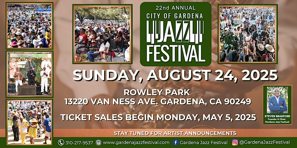 22nd Annual Gardena Jazz Festival in Gardena, 24 August | Event in Gardena | AllEvents