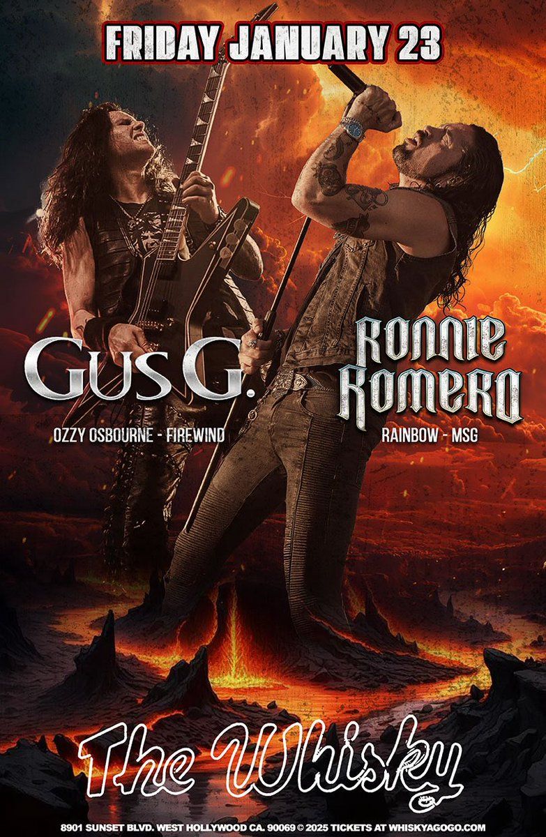 Gus G & Ronnie Romero, 24 January | Event in Glendale | AllEvents
