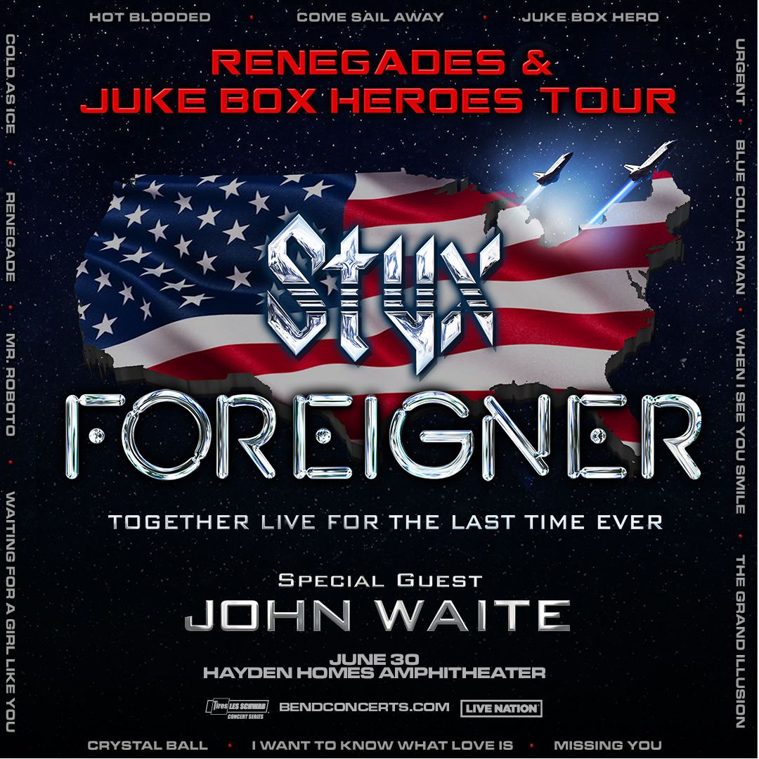 Styx and Foreigner (Concert), Concord Pavilion, Clayton AllEvents.in