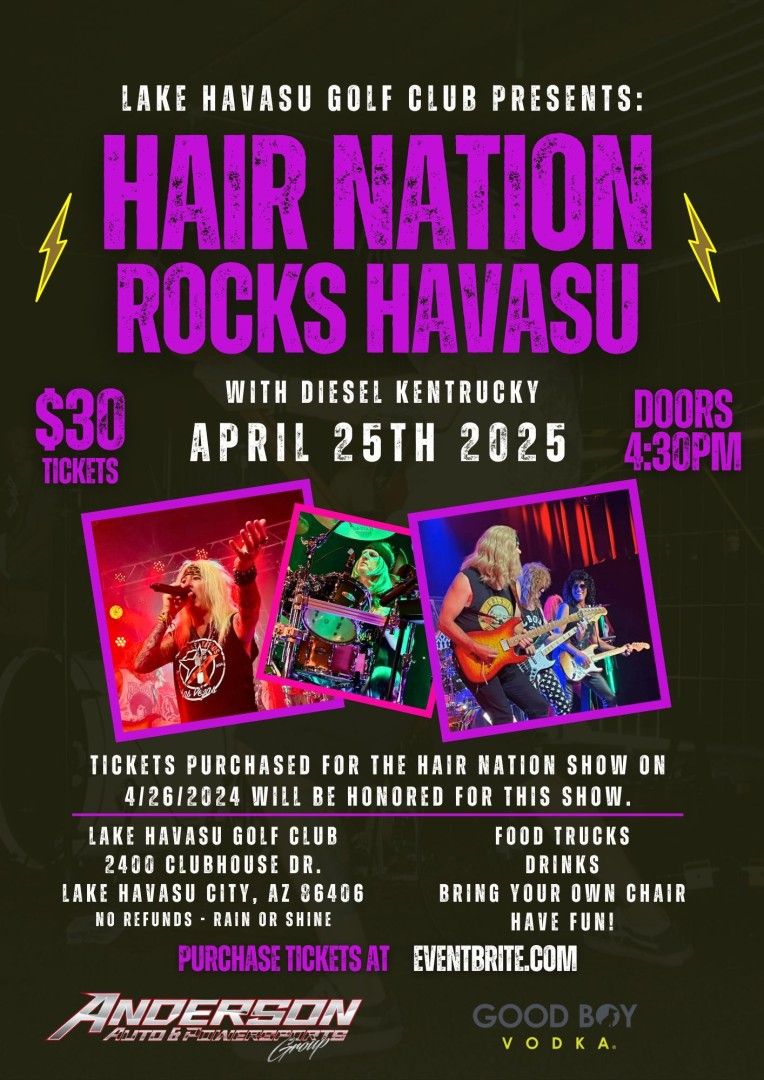 Hair Nation at APEX Art and Culture Center, 25 October | Event in Everett | AllEvents
