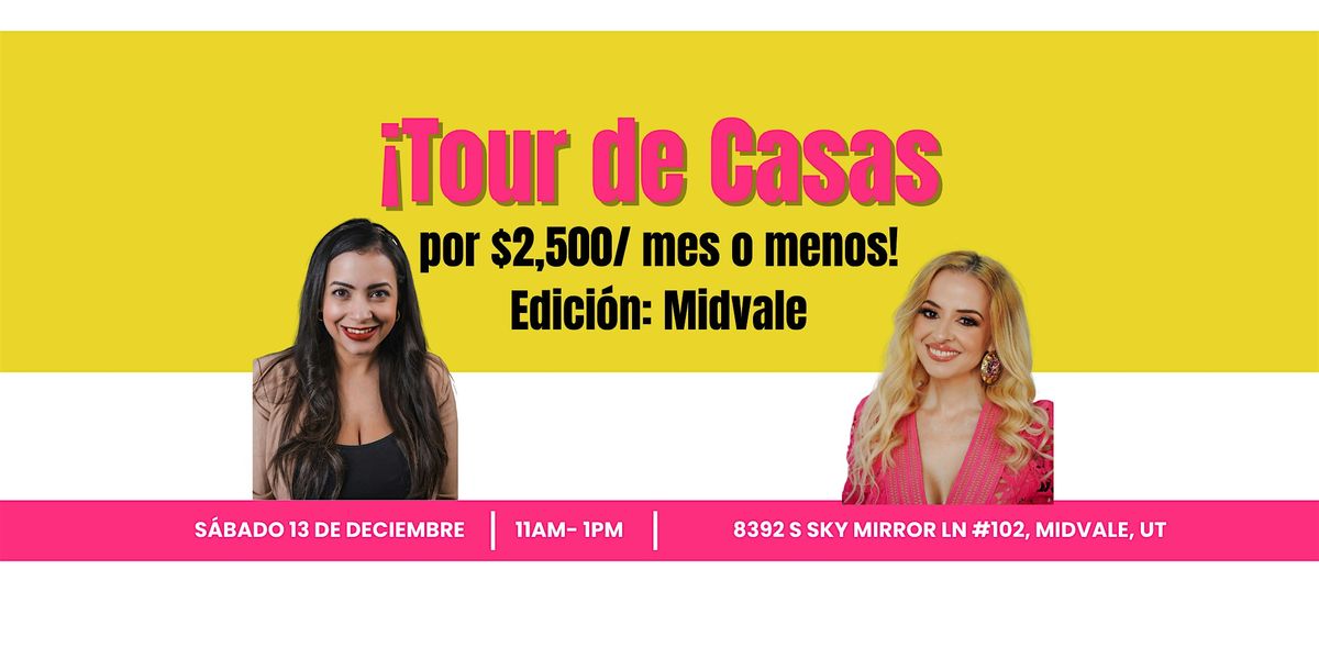 Tour de Propiedades por menos de $2,500!  Edición: Midvale, 13 December | Event in Midvale | AllEvents