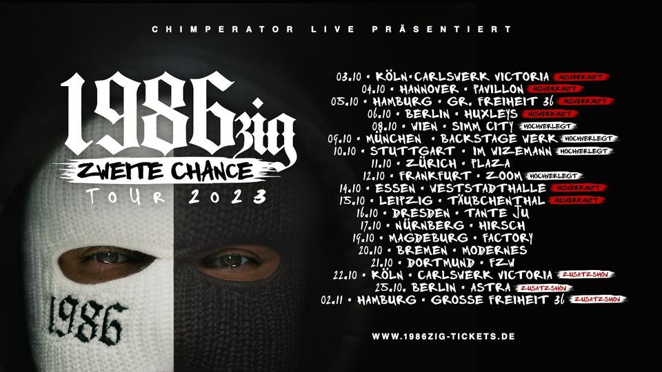  Foto zu 1986zig • Zweite Chance Tour 2023 • Stuttgart, Im Wizemann, Stuttgart 