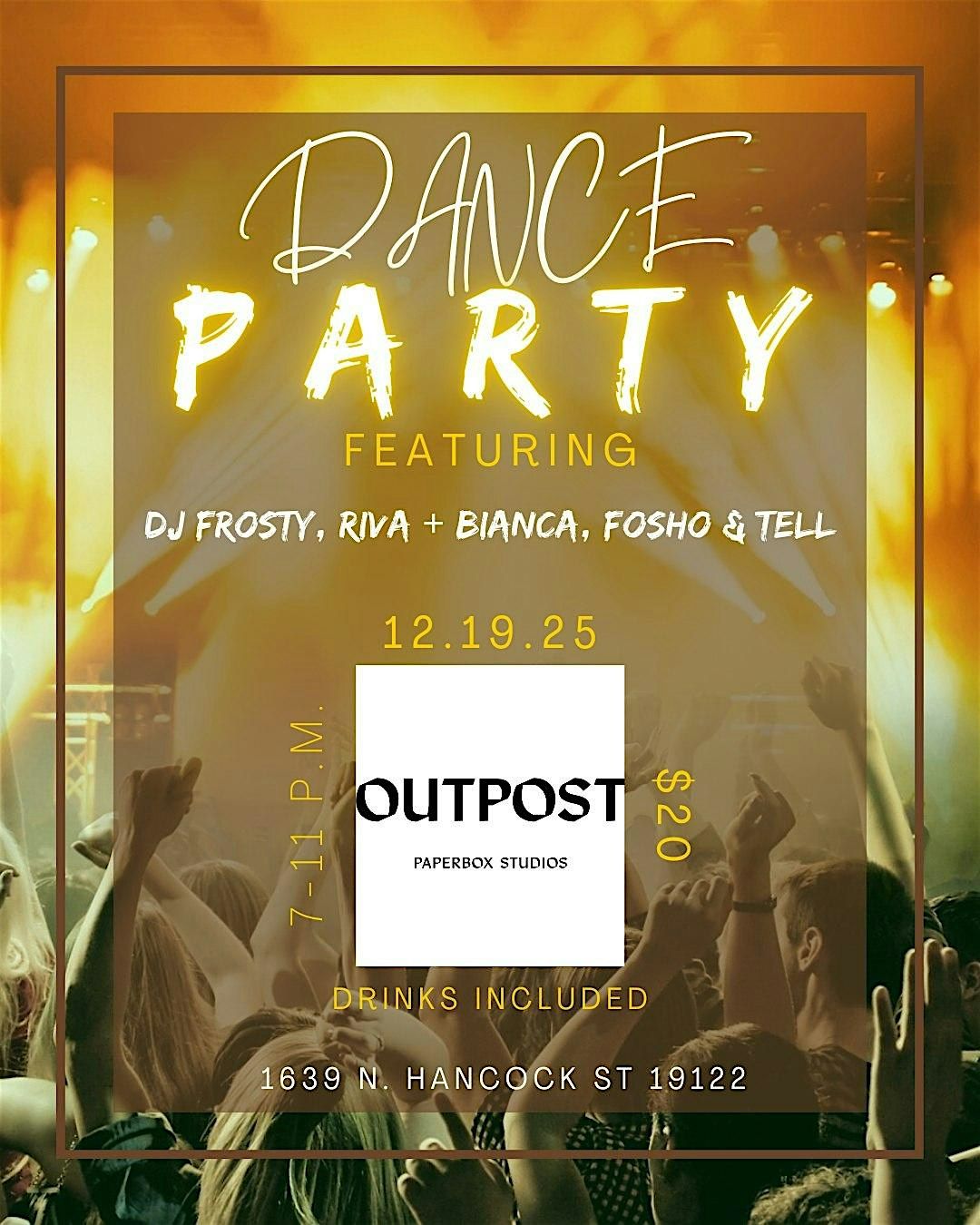 Dance Party @OUTPOST, 19 December | Event in Philadelphia | AllEvents