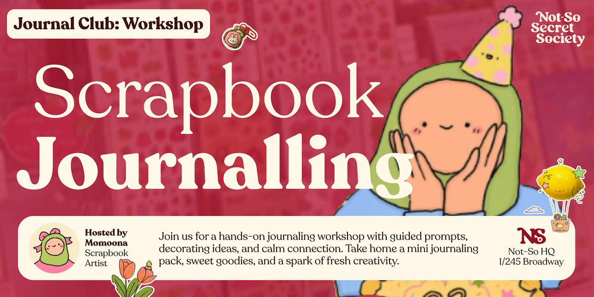 Craft Society: Scrapbook Journalling 30th Nov | Not-So Secret Society, 30 November | Event in Glebe | AllEvents
