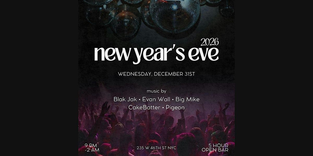 Sony Hall NYE 26 NYC, 31 December | Event in New York | AllEvents