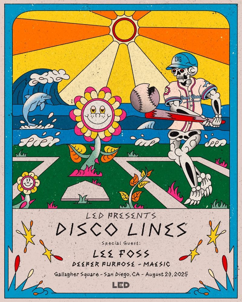 LED Presents: Disco Lines at Gallagher Square at PETCO Park, 29 August | Event in San Diego | AllEvents
