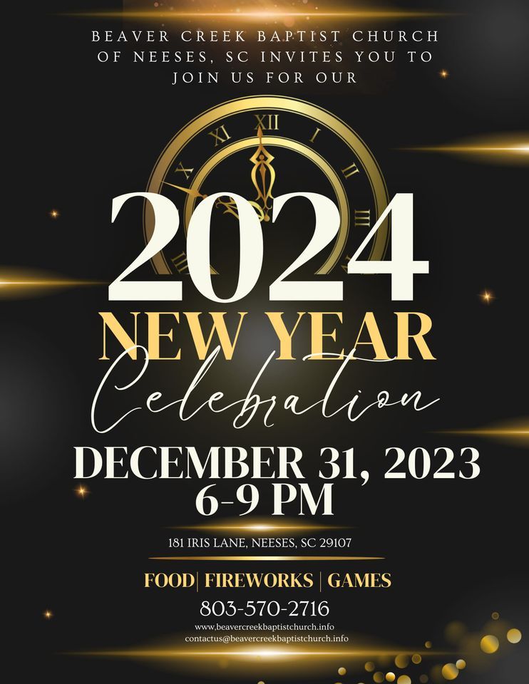 2024 New Year Event, Beaver Creek Baptist Church of Neeses, South