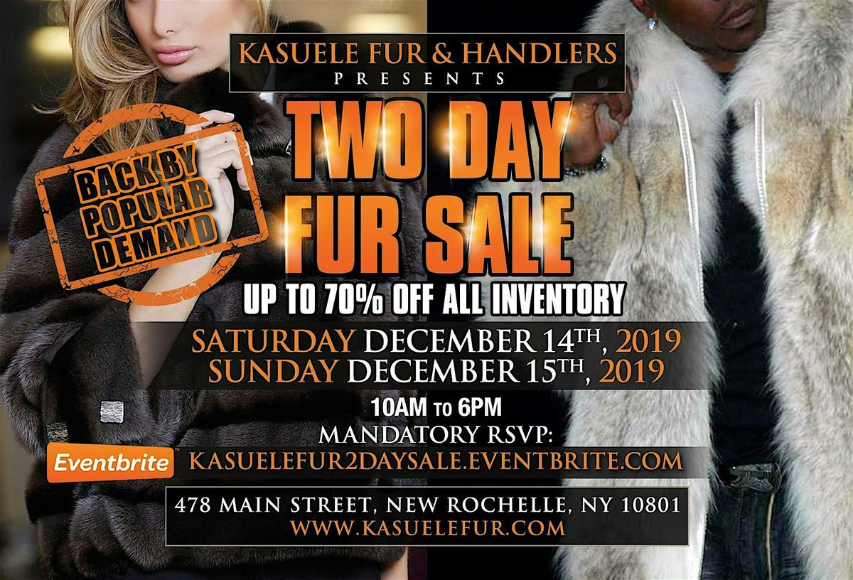 KASUELE FUR & HANDLERS, 13 December | Event in New Rochelle | AllEvents