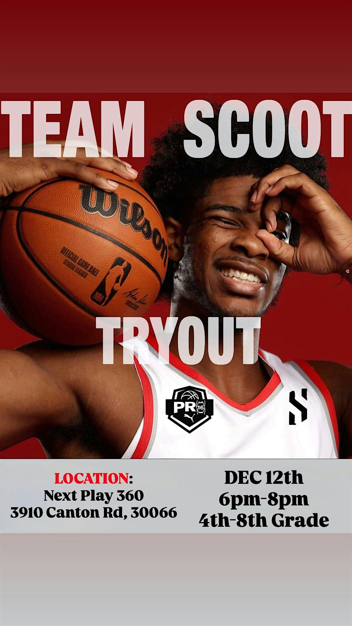 Team Scoot Tryouts (HIGH SCHOOL), 14 December | Event in Marietta | AllEvents