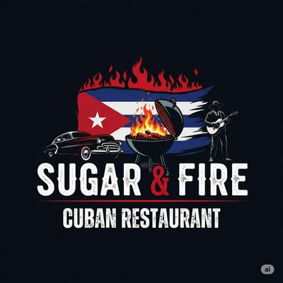 Sugar & Fire Cuban Restaurant logo