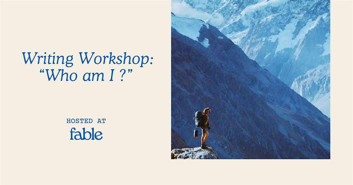 Writing Workshop: “Who am I ?”, 13 December | Event in Lisboa | AllEvents