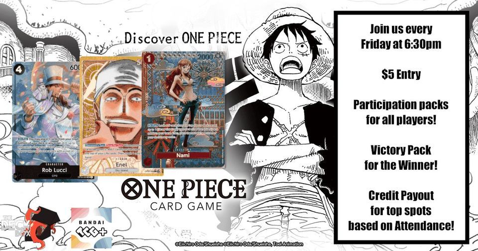 Weekly One Piece Tournament!, The Deck Box, Fletcher, January 26 2024