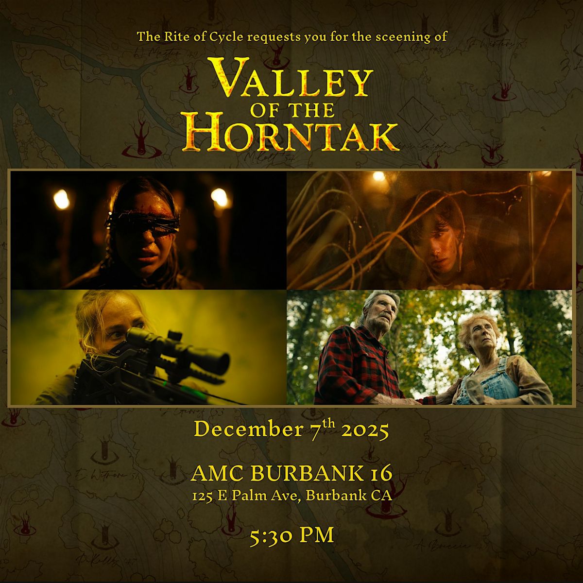 Valley of the Horntak Cast & Crew Private Screening, 7 December | Event in Burbank | AllEvents